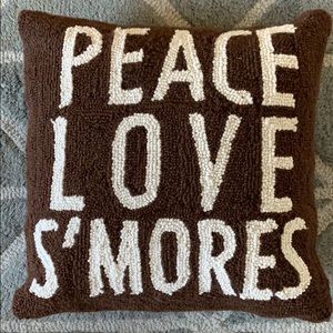Velvet Tufted S’mores Pillow